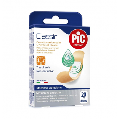 PIC CLASSIC STRIP PLASTERS 10 PIECES LARGE